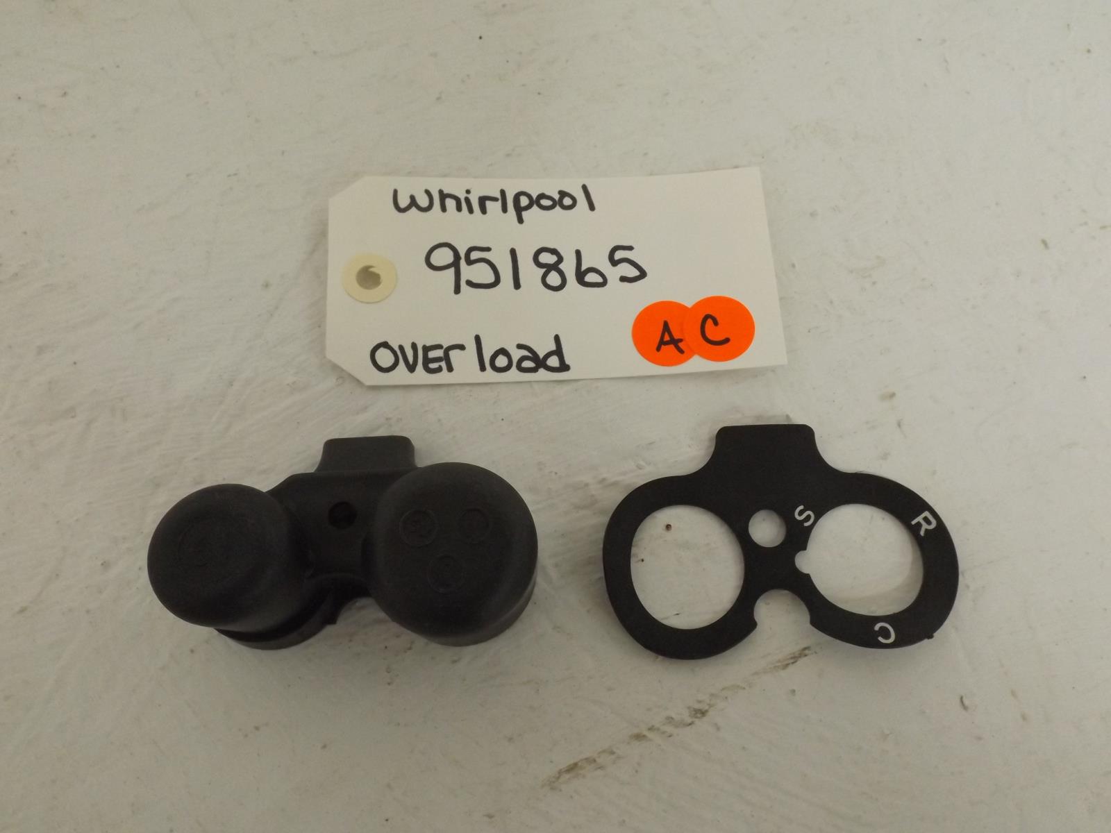 Whirlpool Air Conditioner 951865 Overload Whirlpool Air Conditioner 951865 Overload